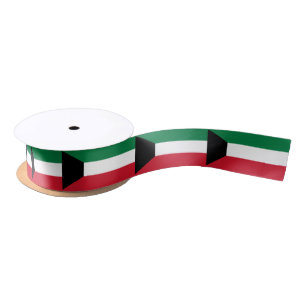 Kuwait Flag Satin Ribbon