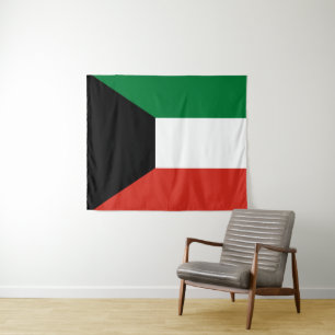 Kuwait flag tapestry