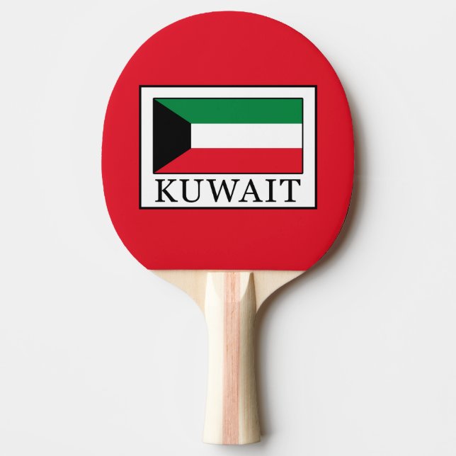 Kuwait Ping Pong Paddle (Front)