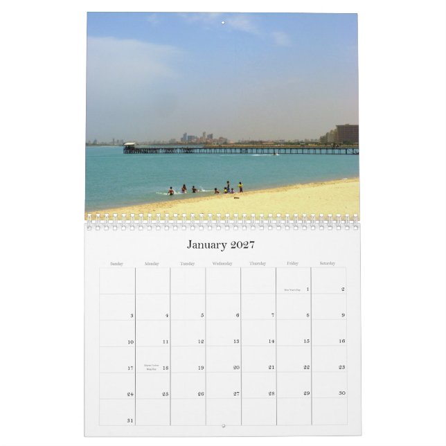 Kuwait sceneries - calendar 2009 (Jan 2027)