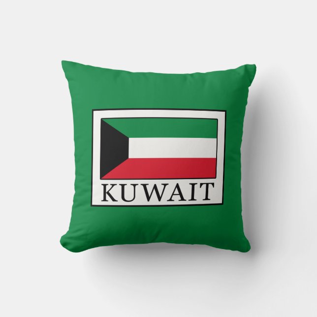 Kuwait Throw Pillow (Front)