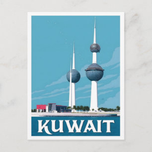 Kuwait Vintage Travel  Postcard