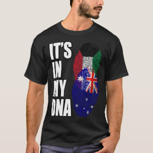 Kuwaiti And Australian Mix DNA Heritage Flag T-Shirt