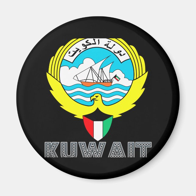 Kuwaiti Emblem Magnet (Front)
