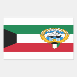 Kuwaiti Flag & Emblem, Flag of Kuwait Sticker
