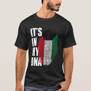 Kuwaiti Heritage Dna Flag T-Shirt