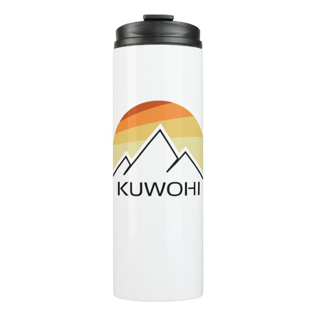 Kuwohi North Carolina Tennessee Retro Thermal Tumbler (Front)