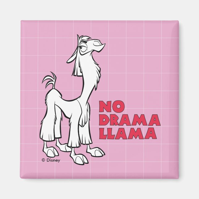 Kuzco - No Drama Llama Magnet (Front)