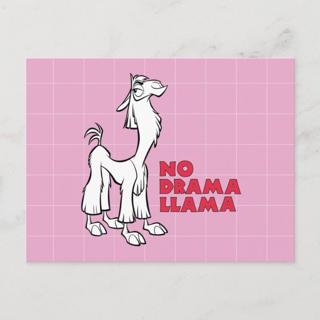 Kuzco - No Drama Llama Postcard (Front)