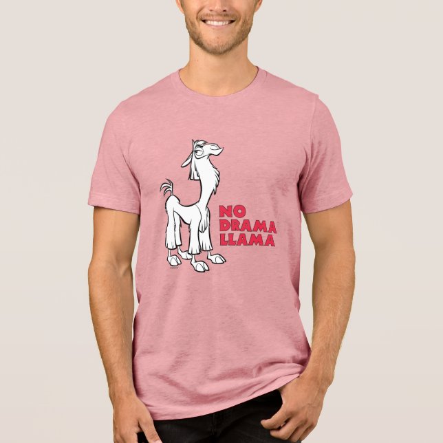 Kuzco - No Drama Llama Tri-Blend Shirt (Front)