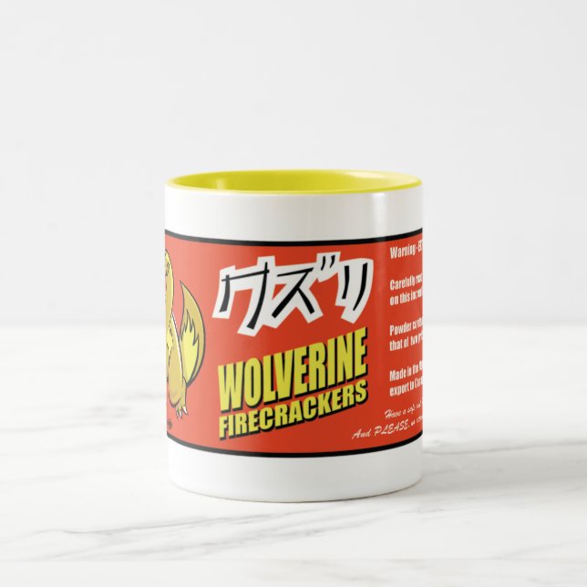 Kuzuri (Wolverine) Firecracker Mug (Center)