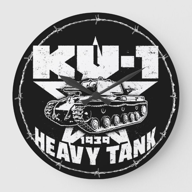 KV-1 Large Clock Acrylic Wall Clock (Front)