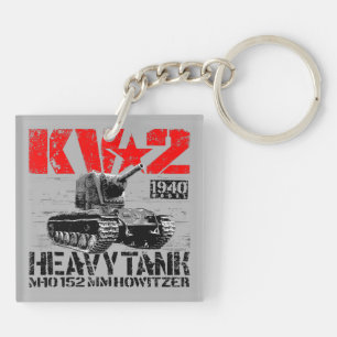 KV-2 Soviet heavy tank Keychain