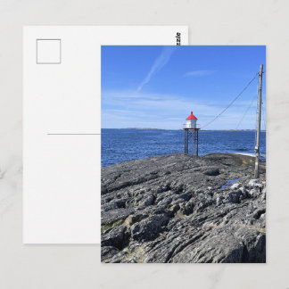 Kvalen Lighthouse, Haugesund, Norway in Summer Postcard