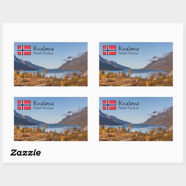 Kvaloya Island Norway Sticker (Sheet)