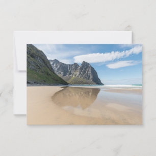 Kvalvika Lofoten Norway Card