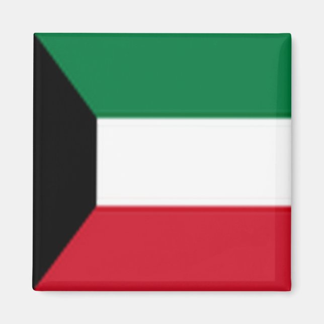 KW - Kuwait - Flag Magnet (Front)