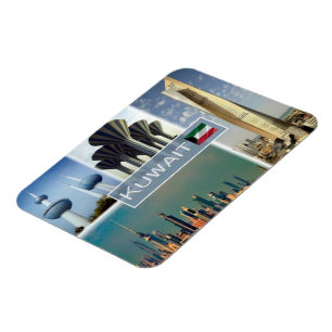 KW - Kuwait - Water Tower - Magnet