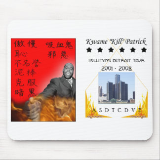 Kwame Detroit Tour Mousepad