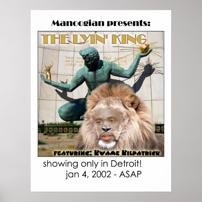 Kwame Lyin' King Poster (Front)