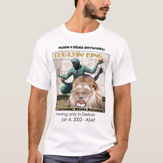 Kwame Lyin' King Tee Shirt (Front)