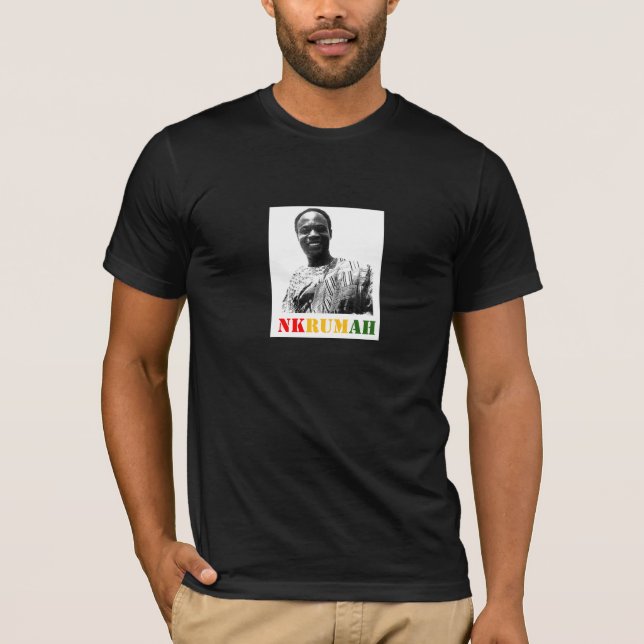 Kwame Nkrumah Basic T-shirt (Dark) for men (Front)