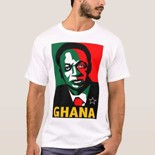 KWAME NKRUMAH- BLACK STAR T-Shirt (Front)