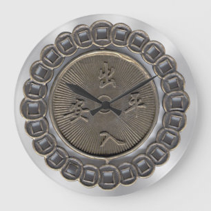 Kwan Yin Medallion Large Clock