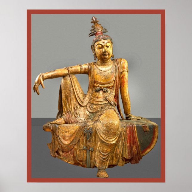Kwan Yin or Guanyin Chinese Goddess of Mercy Poster (Front)