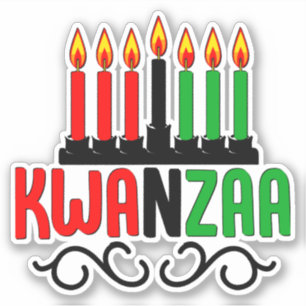 Kwanzaa  7Candles, Kiss Cut  