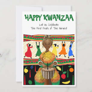 Kwanzaa African American Holiday Card