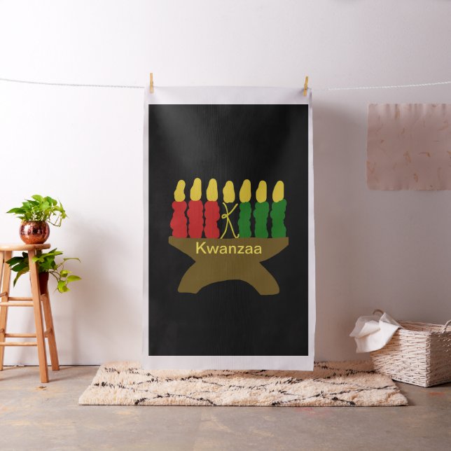 Kwanzaa Art Fabric (In Situ)