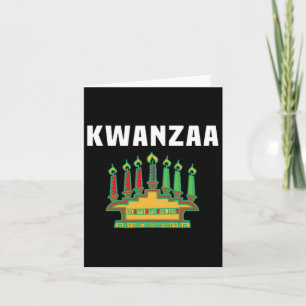 Kwanzaa Candle Holder Pocket Wear Kinara Pan Afric Card