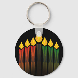 kwanzaa candles keychain