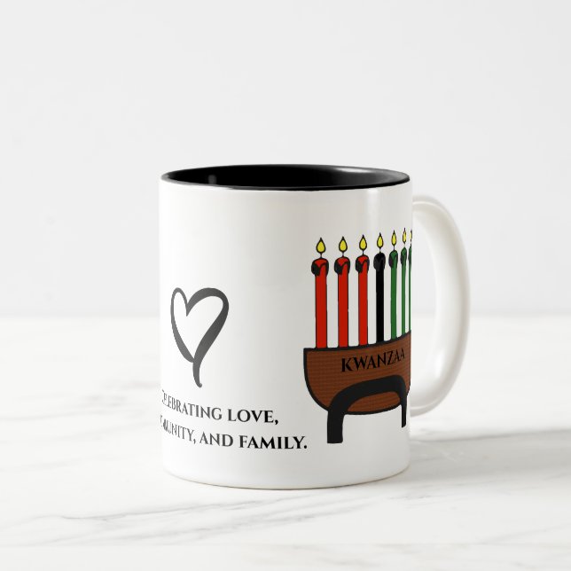 Kwanzaa Candles Mug (Front Right)