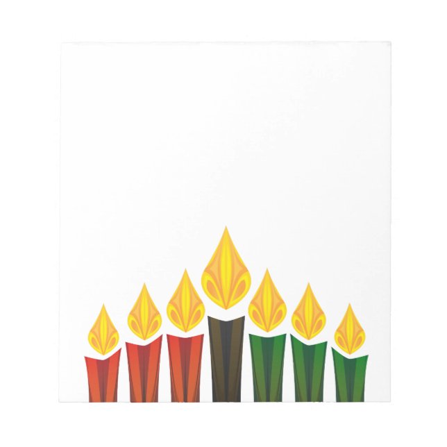 kwanzaa candles notepad (Front)