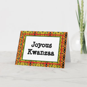 Kwanzaa Card - Joyous #10