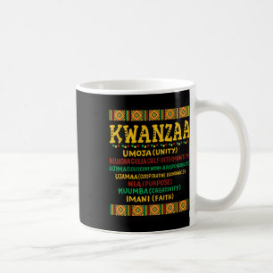 Kwanzaa Christmas African American 7 Principles Me Coffee Mug