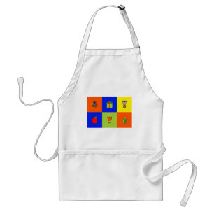 kwanzaa colorblock standard apron