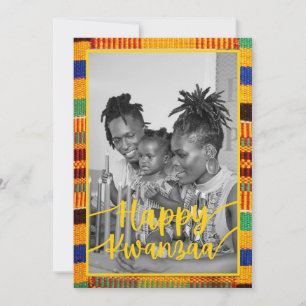 Kwanzaa Colourful Holiday Greeting Card Template