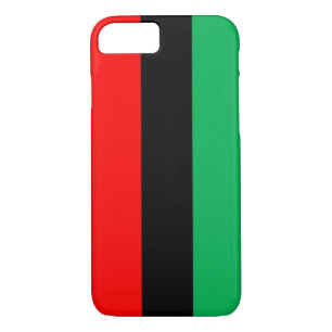 Kwanzaa Colours Red Black Green Stripes Pattern Case-Mate iPhone Case