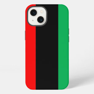 Kwanzaa Colours Red Black Green Stripes Pattern iPhone 13 Case