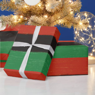 Kwanzaa Colours Wrapping Paper