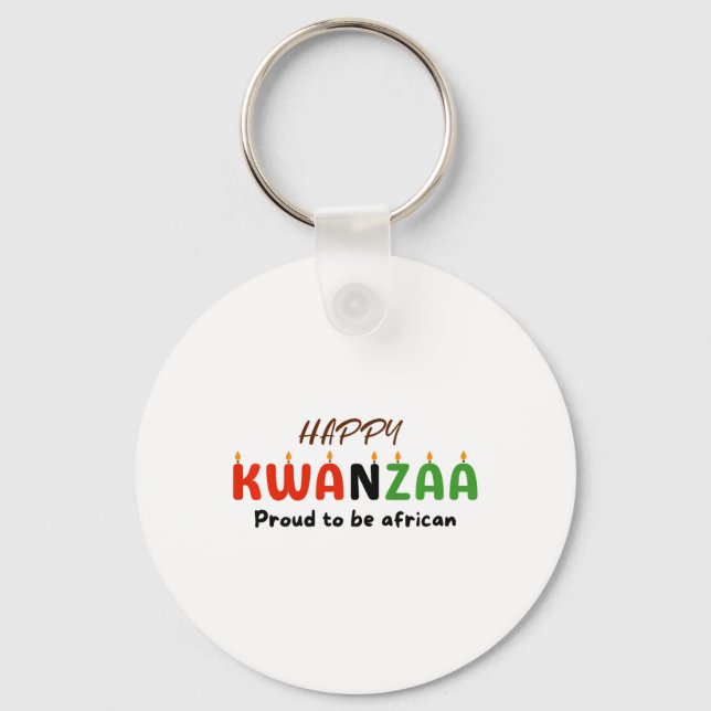 Kwanzaa Day  Keychain (Front)