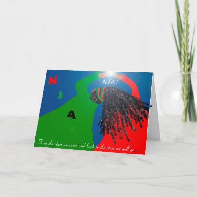 KWANZAA  GREETING CARD (Front)