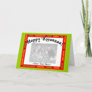 Kwanzaa Greeting Card Template