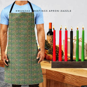 Kwanzaa Greetings Apron