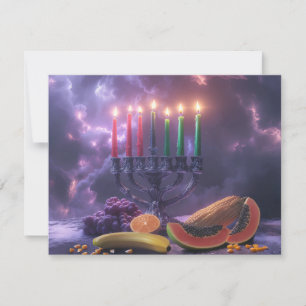 KWANZAA - HAPPY KWANZAA -  RSVP CARD