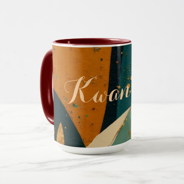 Kwanzaa Holiday Elegance  Mug (Front Left)