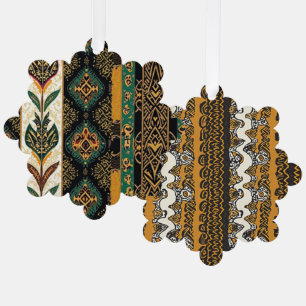 Kwanzaa Holiday Elegance  Ornament Card